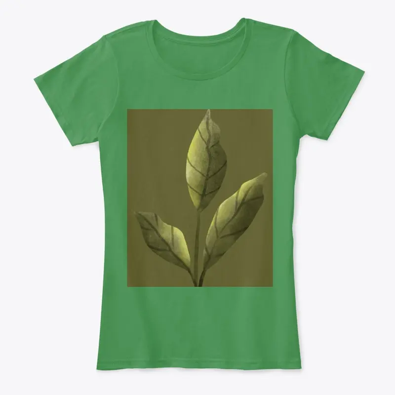 Green Leaves Regular Tees